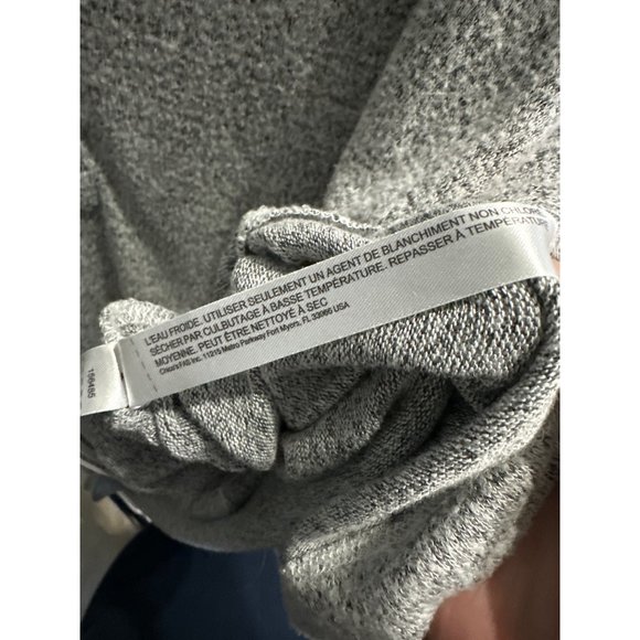 Soma size XL cozy gray v neck long sleeve Henley top - Picture 6 of 7